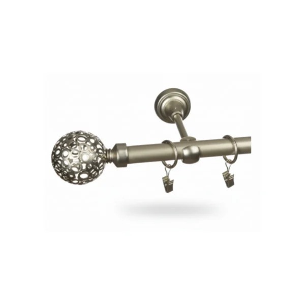 Karnisz metalowy pojedynczy GOPLANA Satyna 19 mm