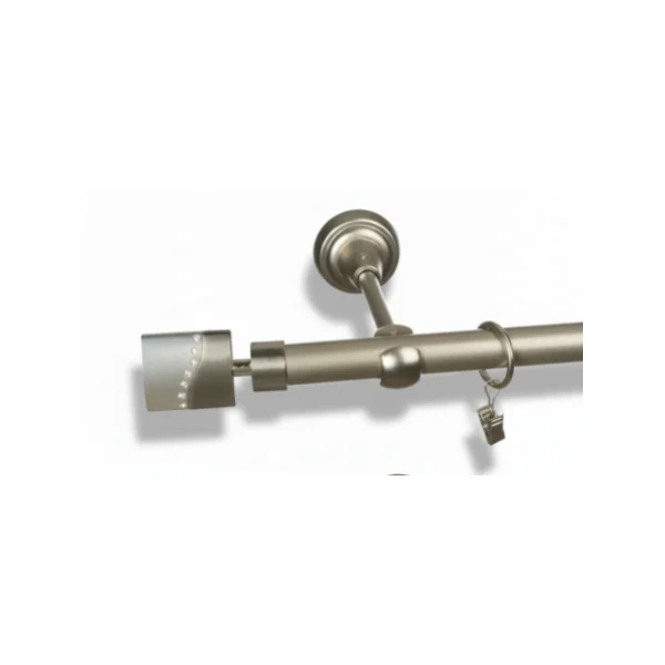 Karnisz metalowy pojedynczy BELLINI Satyna 19 mm