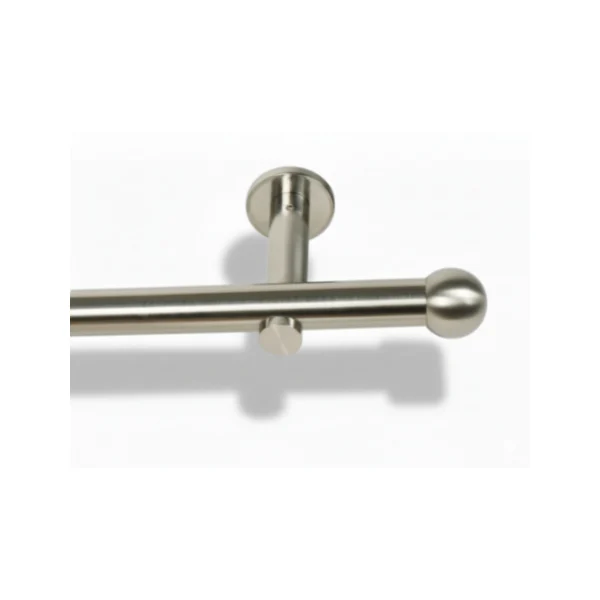 Karnisz metalowy pojedynczy BOLOGNA Stal 19 mm