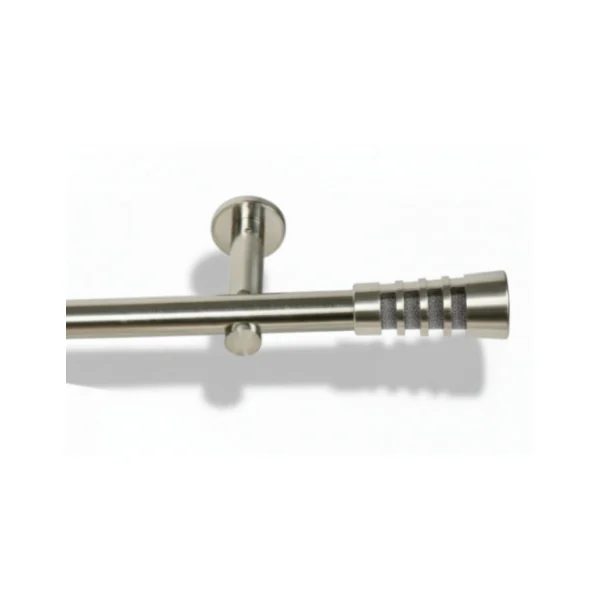 Karnisz metalowy pojedynczy VERDI Stal 19 mm