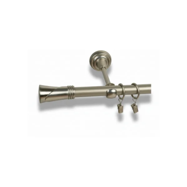 Karnisz metalowy pojedynczy VIVALDI Satyna 19 mm